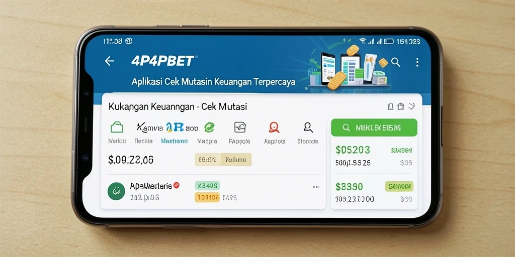 Antarmuka pengguna 4P4PBET yang intuitif untuk Cek Mutasi.