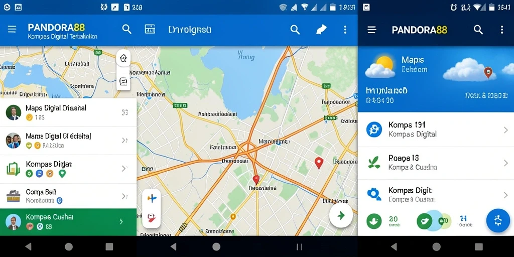 Antarmuka aplikasi PANDORA88 yang intuitif dan informatif.