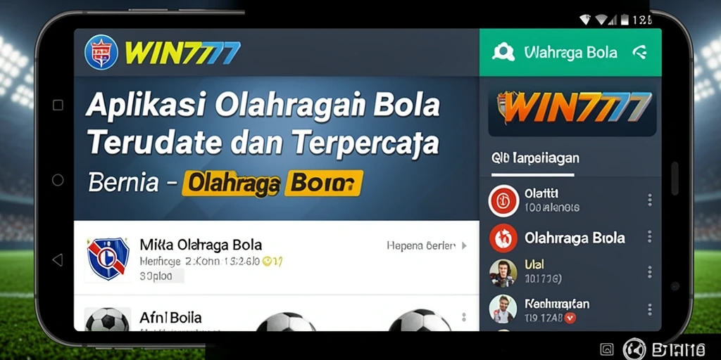 Tampilan antarmuka WIN777 yang menawan untuk berita olahraga bola.
