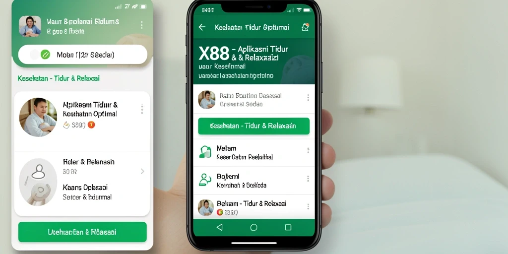 Tampilan antarmuka X88 yang menenangkan dan fungsional.